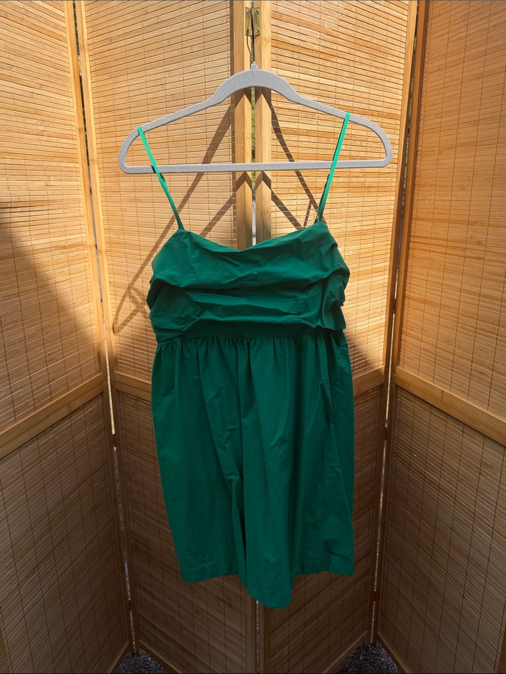 a new day Emerald Green Spaghetti-Strap Mini Dress